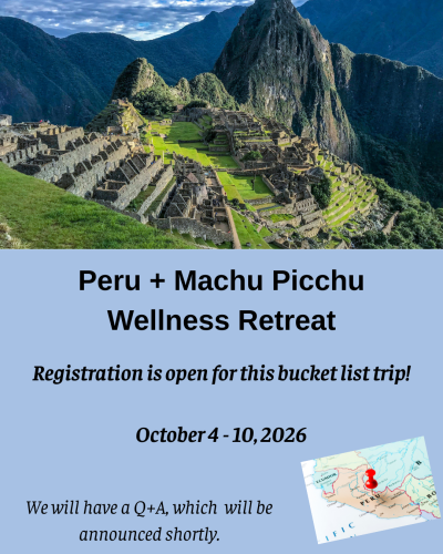 Peru + Machu Picchu Wellness Retreat
